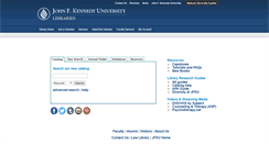 Desktop Screenshot of library.jfku.edu
